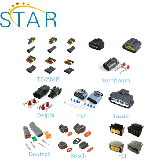 Connettore del cablaggio automatico del connettore della luce per auto Delphi a 2 pin